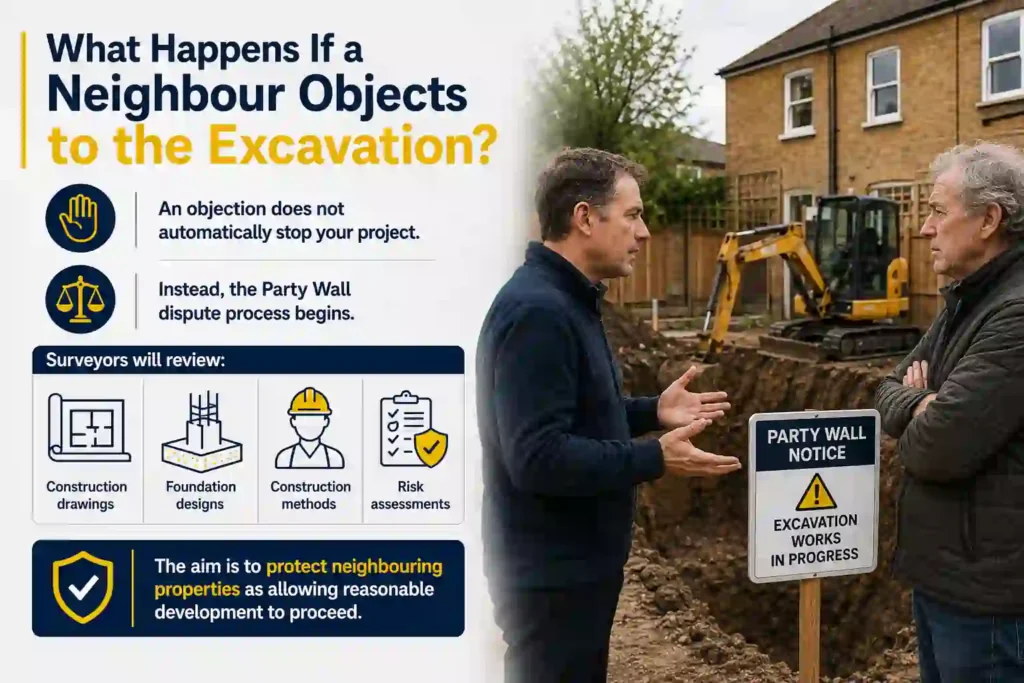 The Complete Guide to Section 6 Excavation Notices 3 What Happens If a Neighbour Objects to the Excavation Lewes